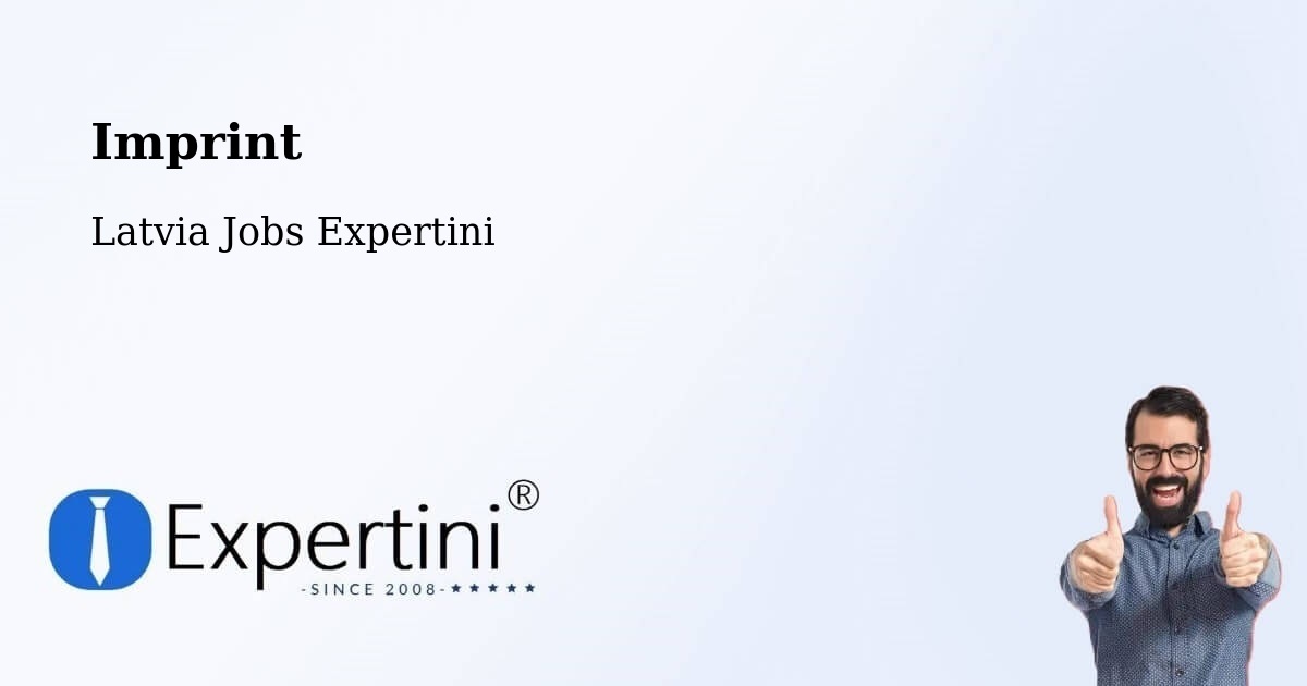 Imprint – Dobele - Latvia Jobs Expertini